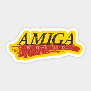 Amiga World Magazine 1985 Sticker